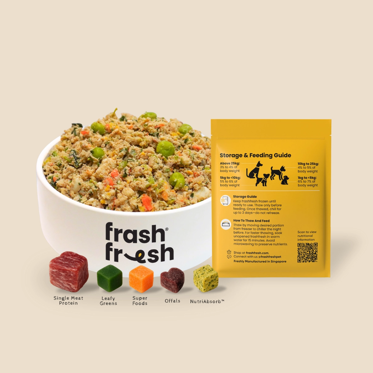 TRY & BUY: frashfresh Cooked Dog Food with NutriAbsorb (Low-Allergen CHICKEN)