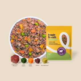 TRY & BUY: frashfresh Cooked Dog Food with NutriAbsorb (Low-Allergen LAMB) raw dog food,fresh pet meals