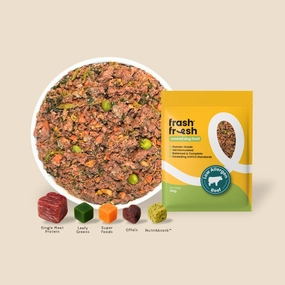 TRY & BUY: frashfresh Cooked Dog Food with NutriAbsorb (Low-Allergen PORK) raw dog food,fresh pet meals