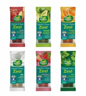 TRY & BUY: Happi Skippi (Happi Doggy) Dental Chew Zest Dog Chew (4 Inch) - Random Flavour dog chews,dog bones