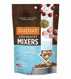 TRY & BUY: Instinct Freeze-Dried Raw Boost Mixers Grain-Free Calming Support Dog Food Topper dog multipurpose item,all-in-one pet tool