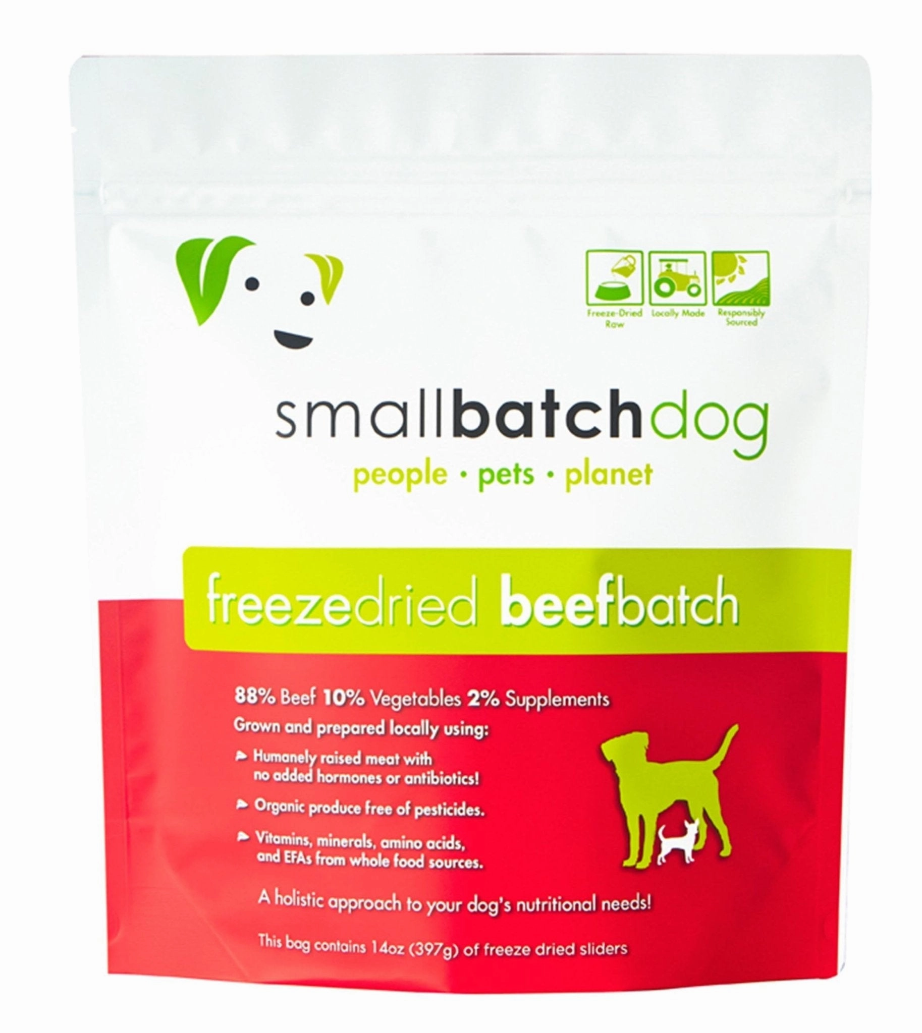 TRY & BUY: Small Batch Freeze Dried Beef Sliders Dog Food small breed food,tiny dog food