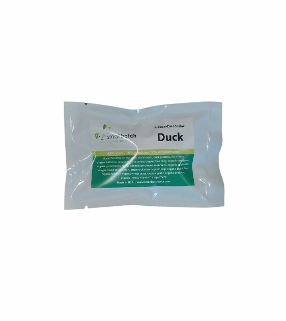 TRY & BUY: Small Batch Freeze Dried Duck Sliders Dog Food