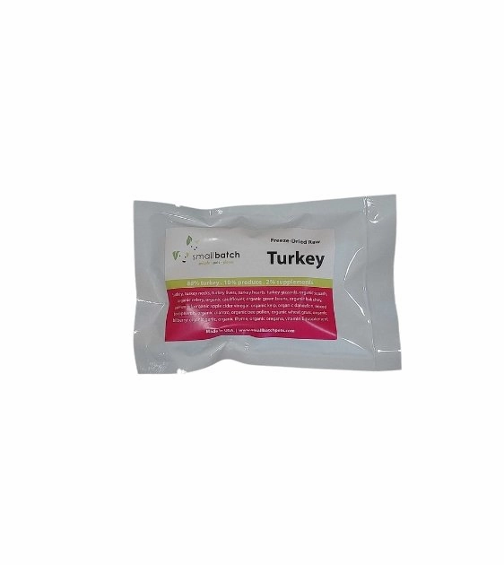 TRY & BUY: Small Batch Freeze Dried Turkey Sliders Dog Food