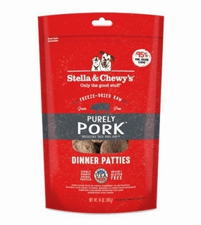 TRY & BUY: Stella & Chewy's Freeze Dried Purely Pork Dinner Patties Dog Food freeze-dried dog food,lightweight pet food