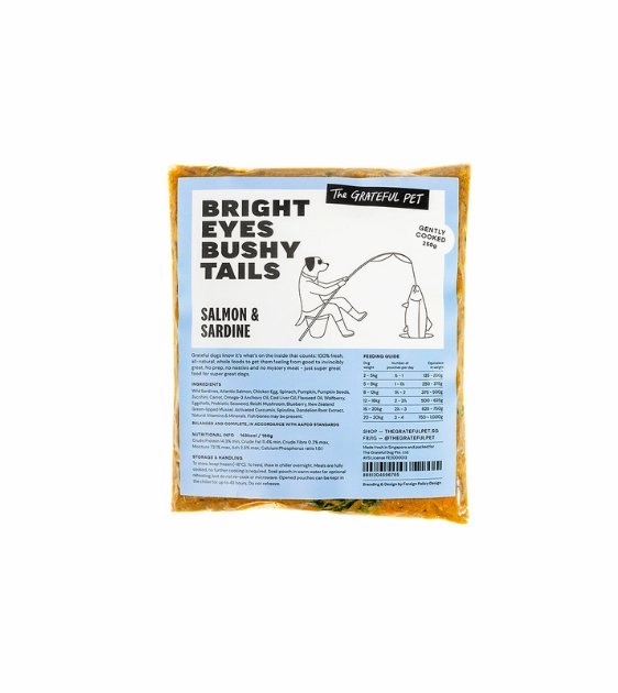 TRY & BUY: The Grateful Pet Cooked Dog Food (Salmon & Sardine) raw dog food,fresh pet meals