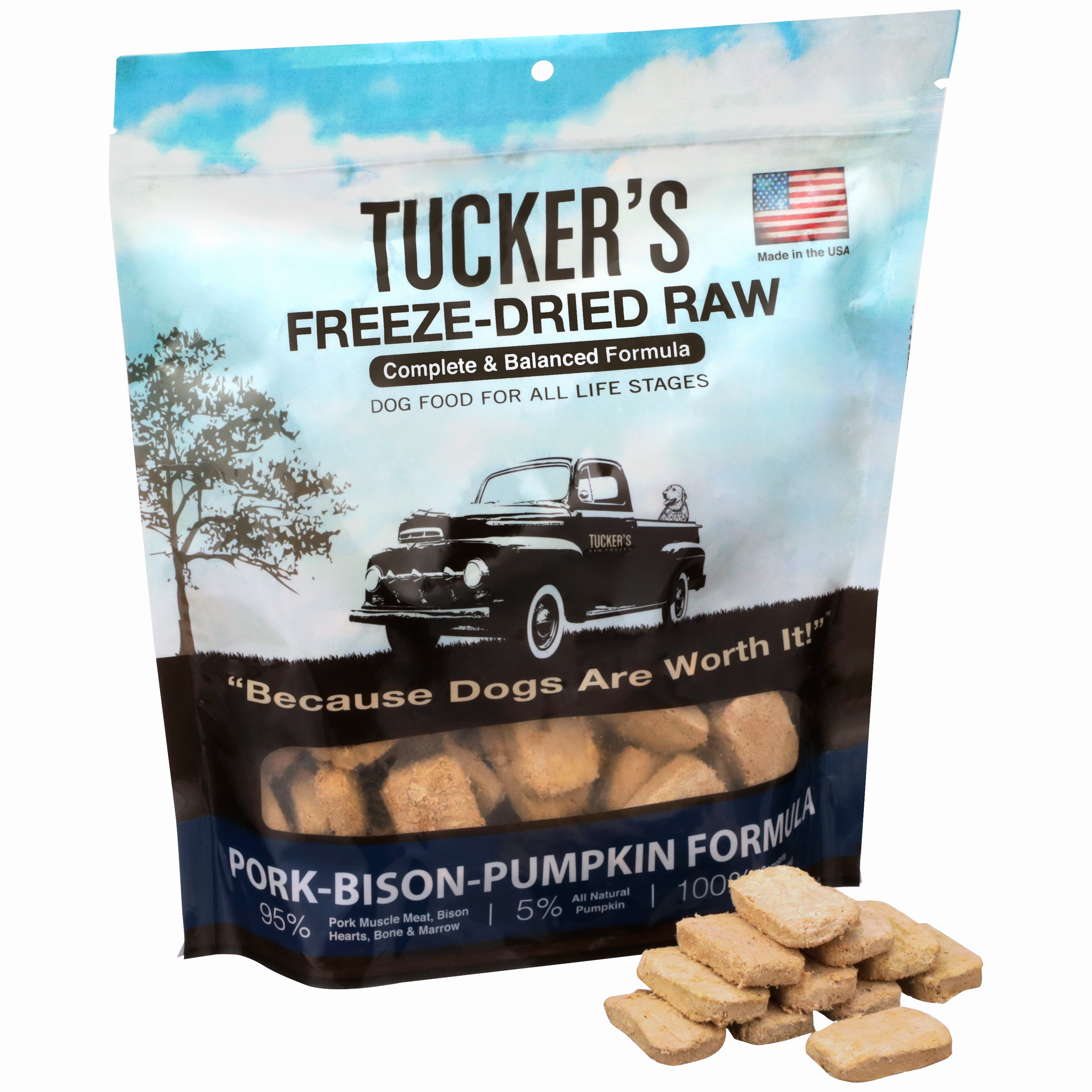 TRY & BUY: Tucker's Complete & Balanced Freeze-Dried Raw Dog Food (Pork-Bison-Pumpkin)