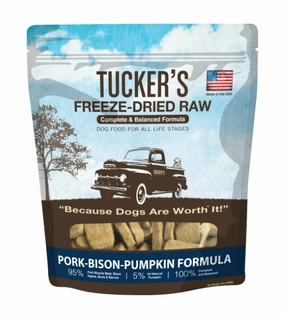 TRY & BUY: Tucker's Complete & Balanced Freeze-Dried Raw Dog Food (Pork-Bison-Pumpkin) freeze-dried dog food,lightweight pet food