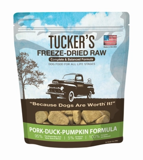TRY & BUY: Tucker's Complete & Balanced Freeze-Dried Raw Dog Food (Pork-Duck-Pumpkin) freeze-dried dog food,lightweight pet food