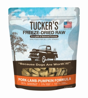 TRY & BUY: Tucker's Complete & Balanced Freeze-Dried Raw Dog Food (Pork-Lamb-Pumpkin) freeze-dried dog food,lightweight pet food