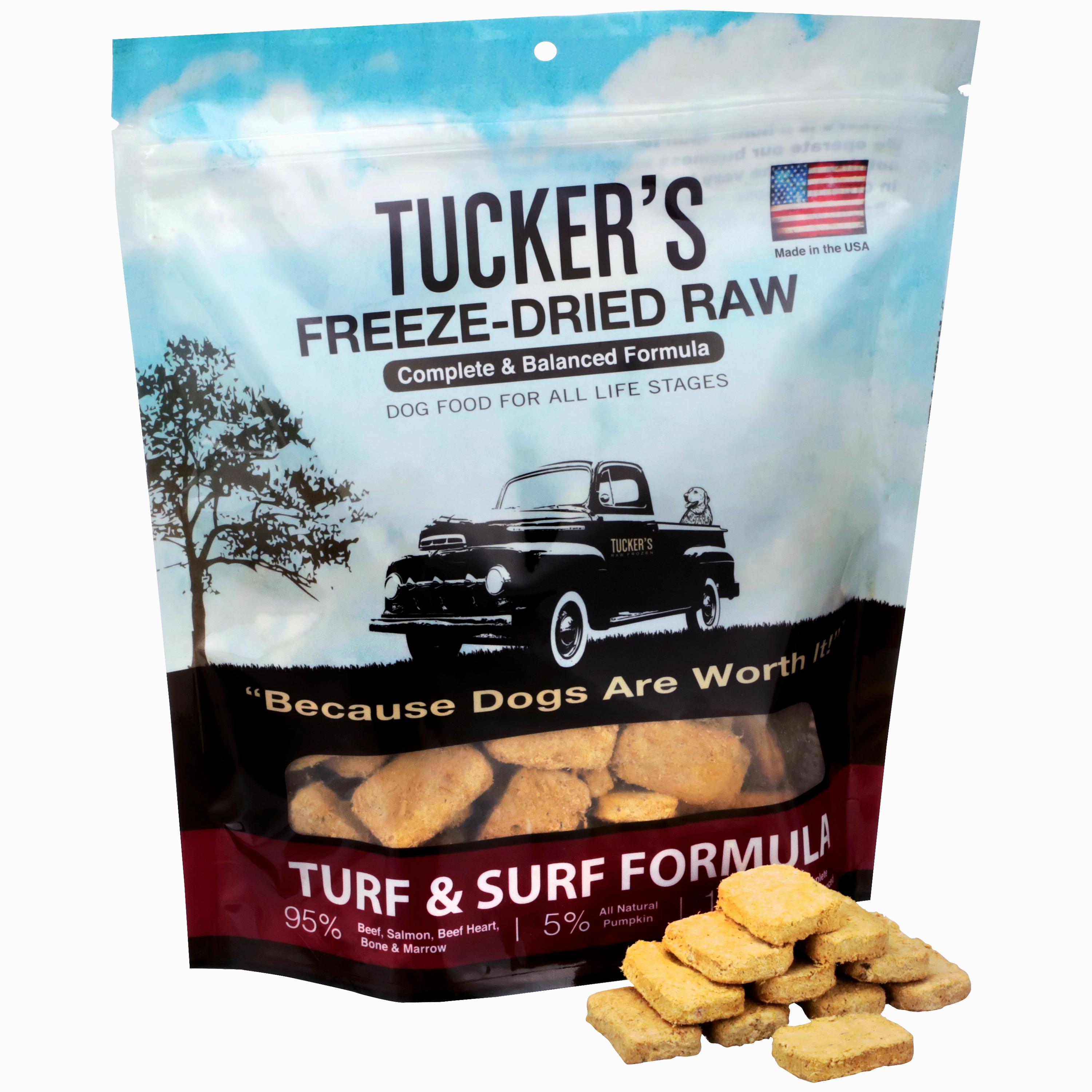 TRY & BUY: Tucker's Complete & Balanced Freeze-Dried Raw Dog Food (Turf & Surf)