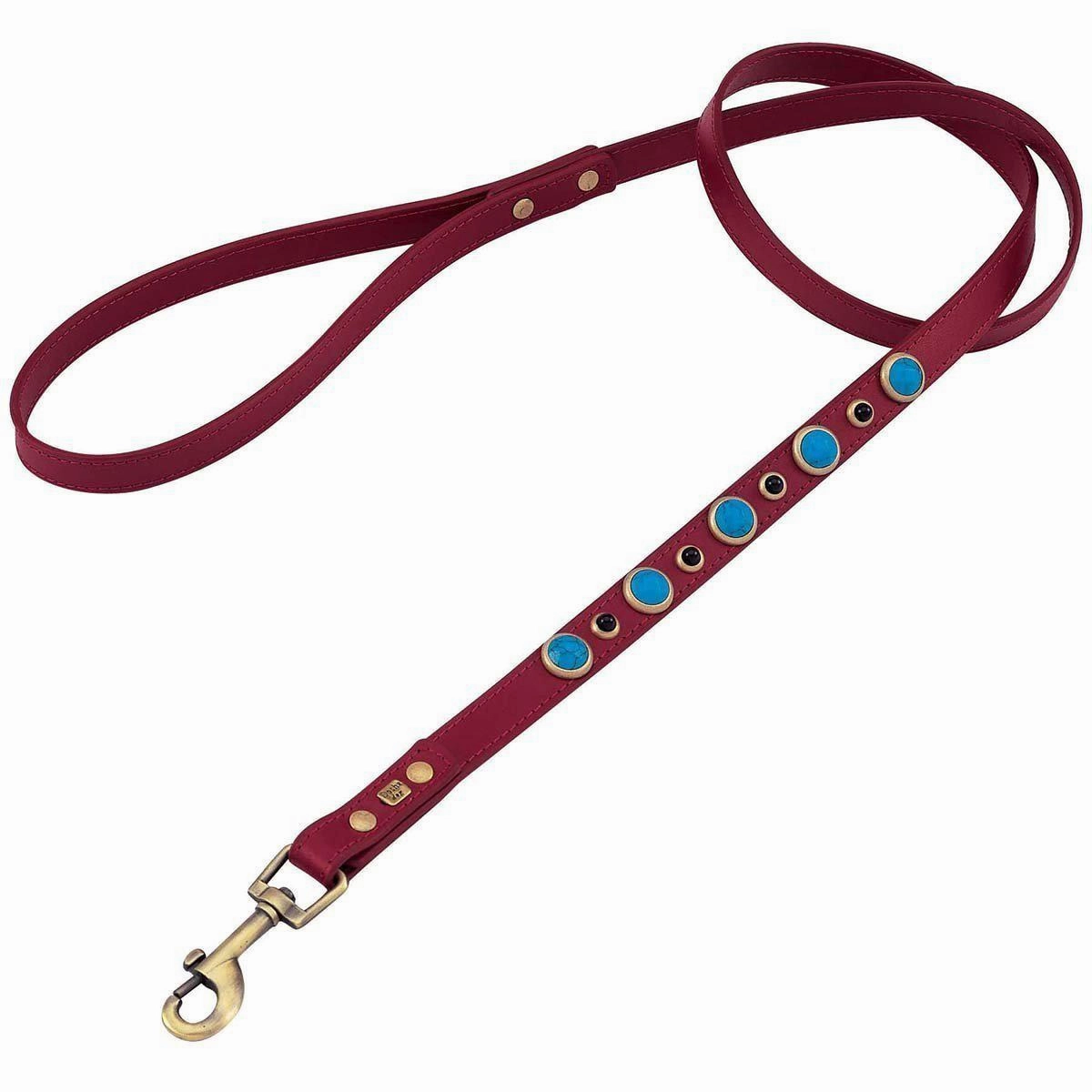 Turquoise And Onyx Imperial Dog Leash dog mobility,outdoor pet aid