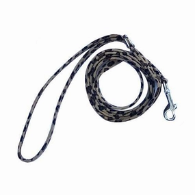 Ultrasuede Dog Leash Cheetah dog mobility,outdoor pet aid