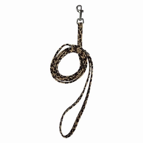 Ultrasuede Dog Leash Leopard dog mobility,outdoor pet aid