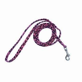 Ultrasuede Dog Leash Pink Cheetah dog mobility,outdoor pet aid