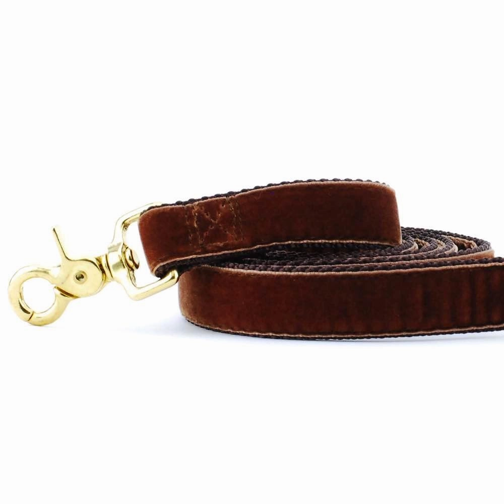 Velvet Dog Leash Brown dog mobility,outdoor pet aid