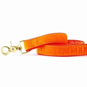 Velvet Dog Leash Orange dog mobility,outdoor pet aid