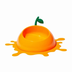 Vetreska - Juicy Tangerine Pet Bowl, Spoon & Mat Set dog supplements,home vitamins