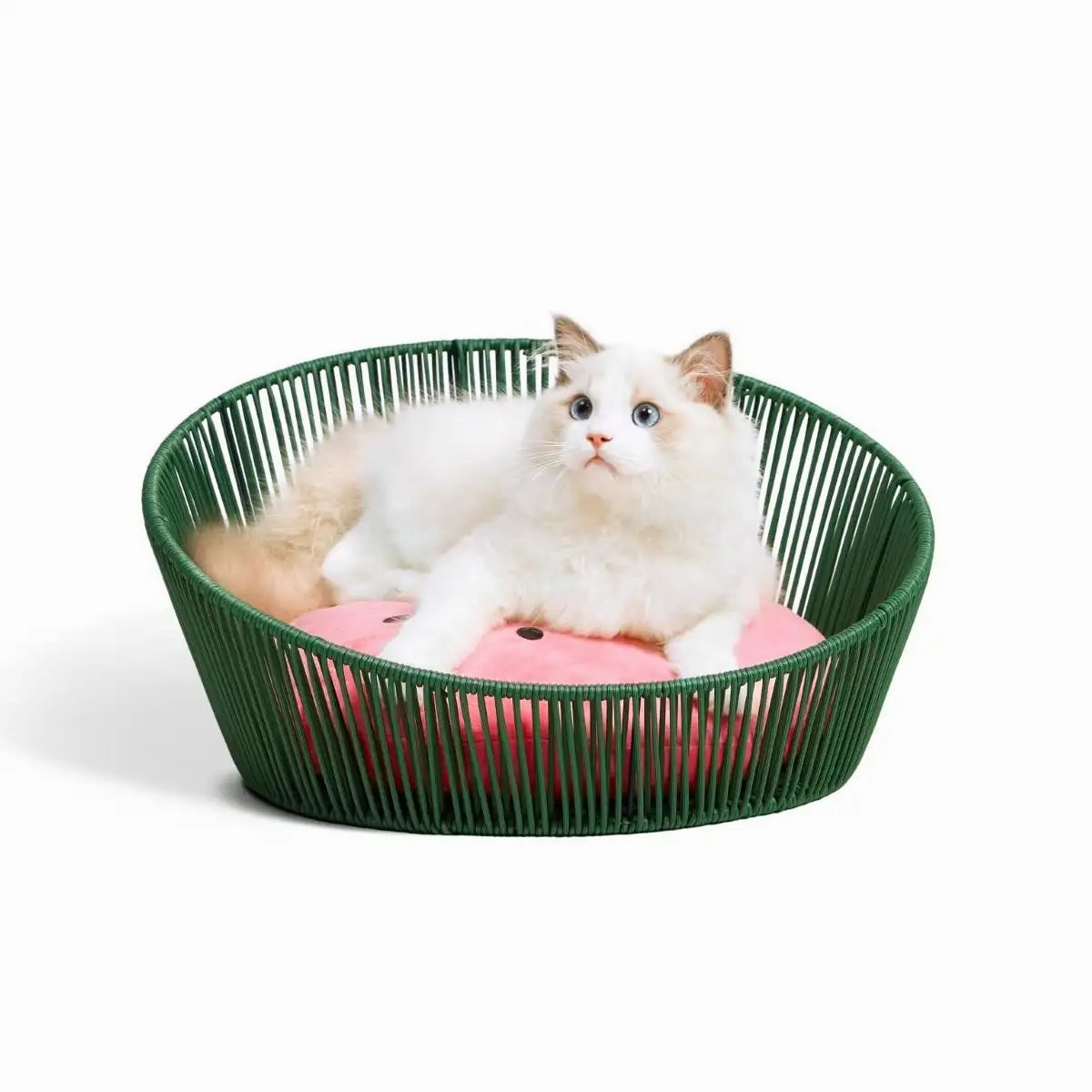 Vetreska - Watermelon Rattan Pet Bed