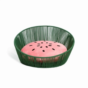 Vetreska - Watermelon Rattan Pet Bed dog supplements,home vitamins