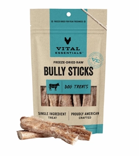 Vital Essentials Freeze Dried Raw Dog Treats (Bully Sticks) freeze-dried dog food,lightweight pet food