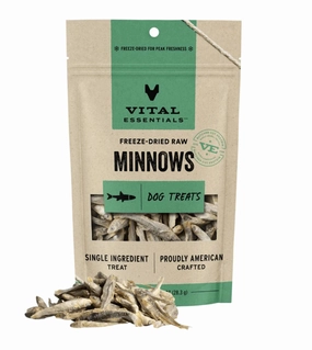 Vital Essentials Freeze Dried Raw Dog Treats (Minnows) freeze-dried dog food,lightweight pet food