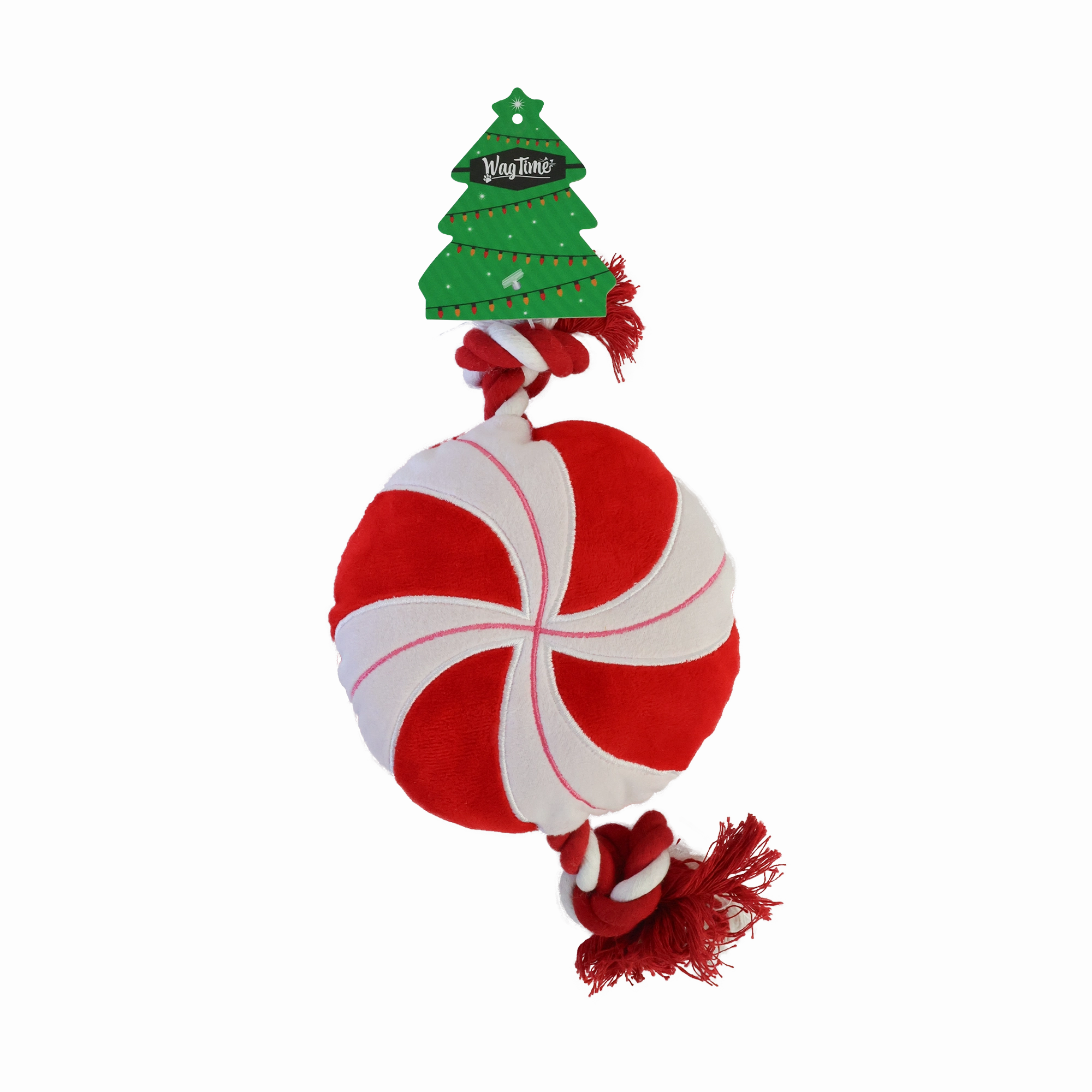 WagTime - Christmas Candy Rope Toy (30cm)