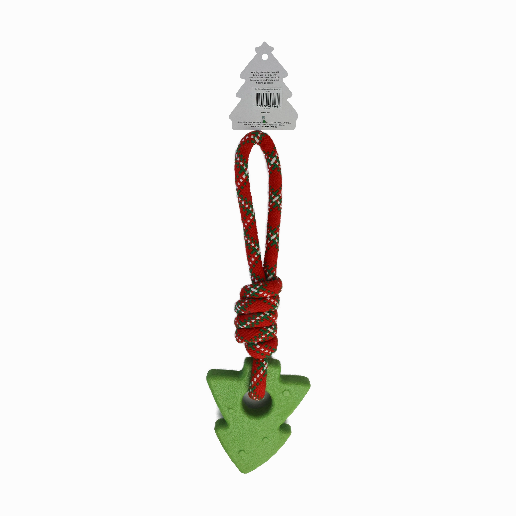 WagTime - Christmas Tree Rope Toy (37cm)
