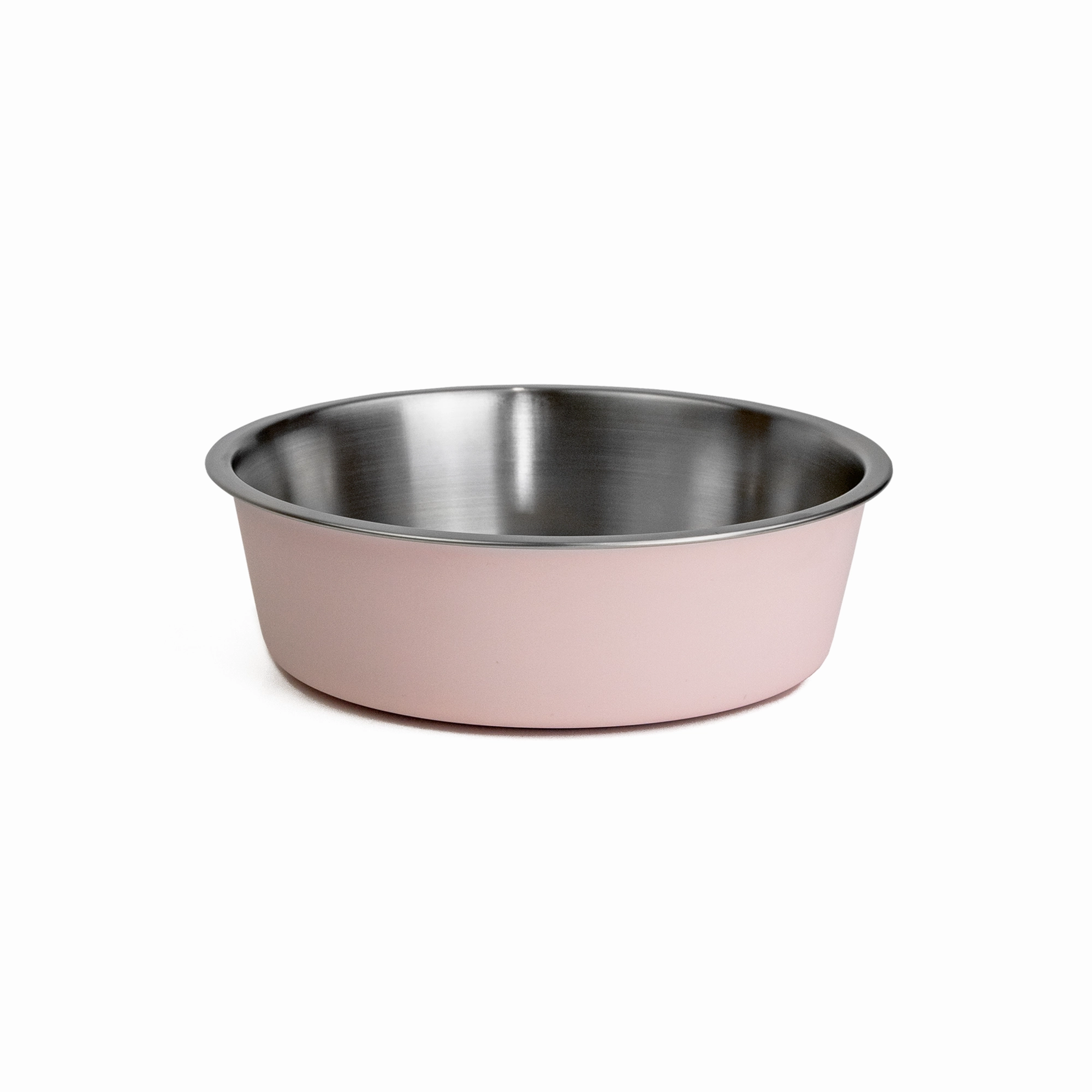 WagTime - Pink Stainless Steel Dog Bowl (Small)