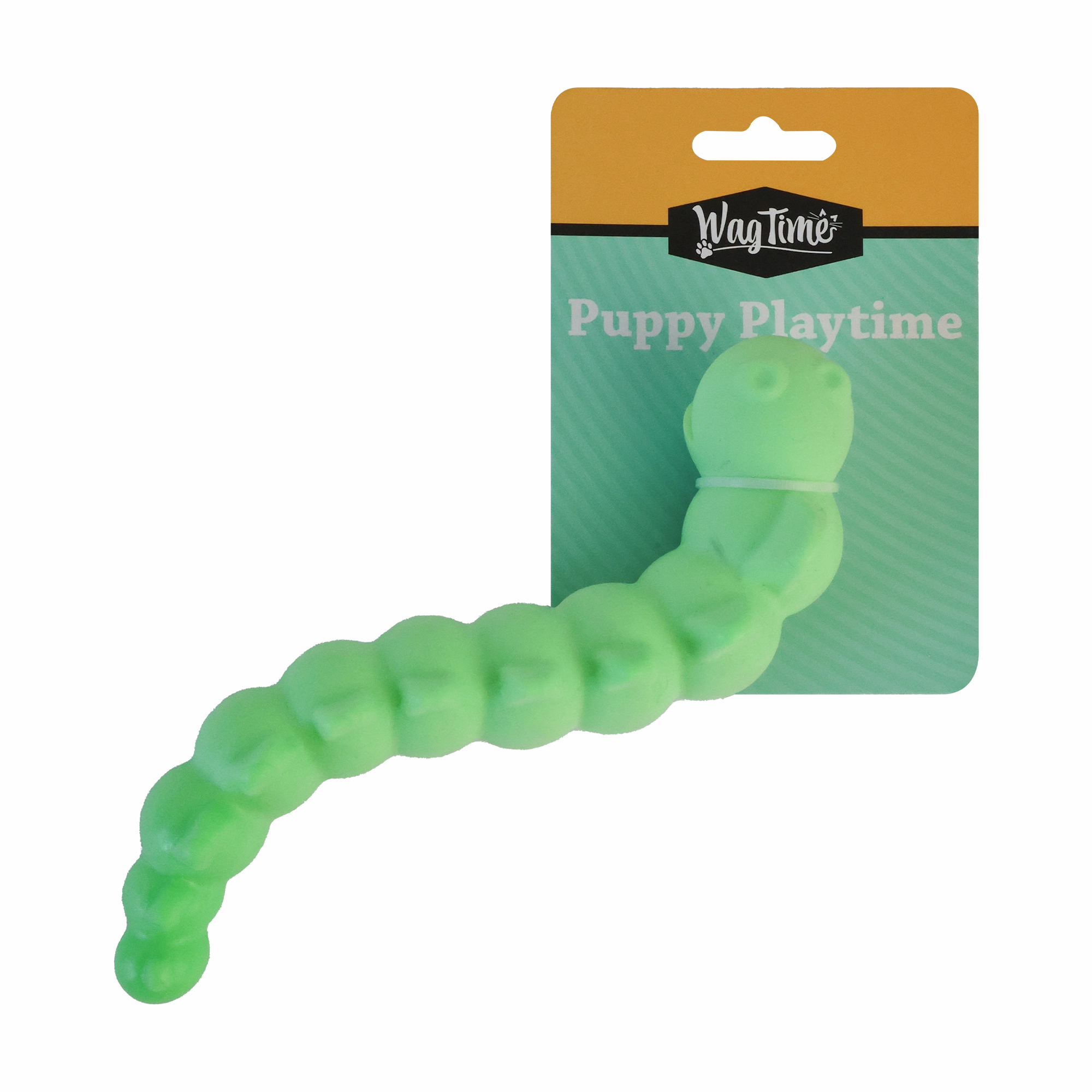 WagTime - Puppy Lime Snake (18cm)