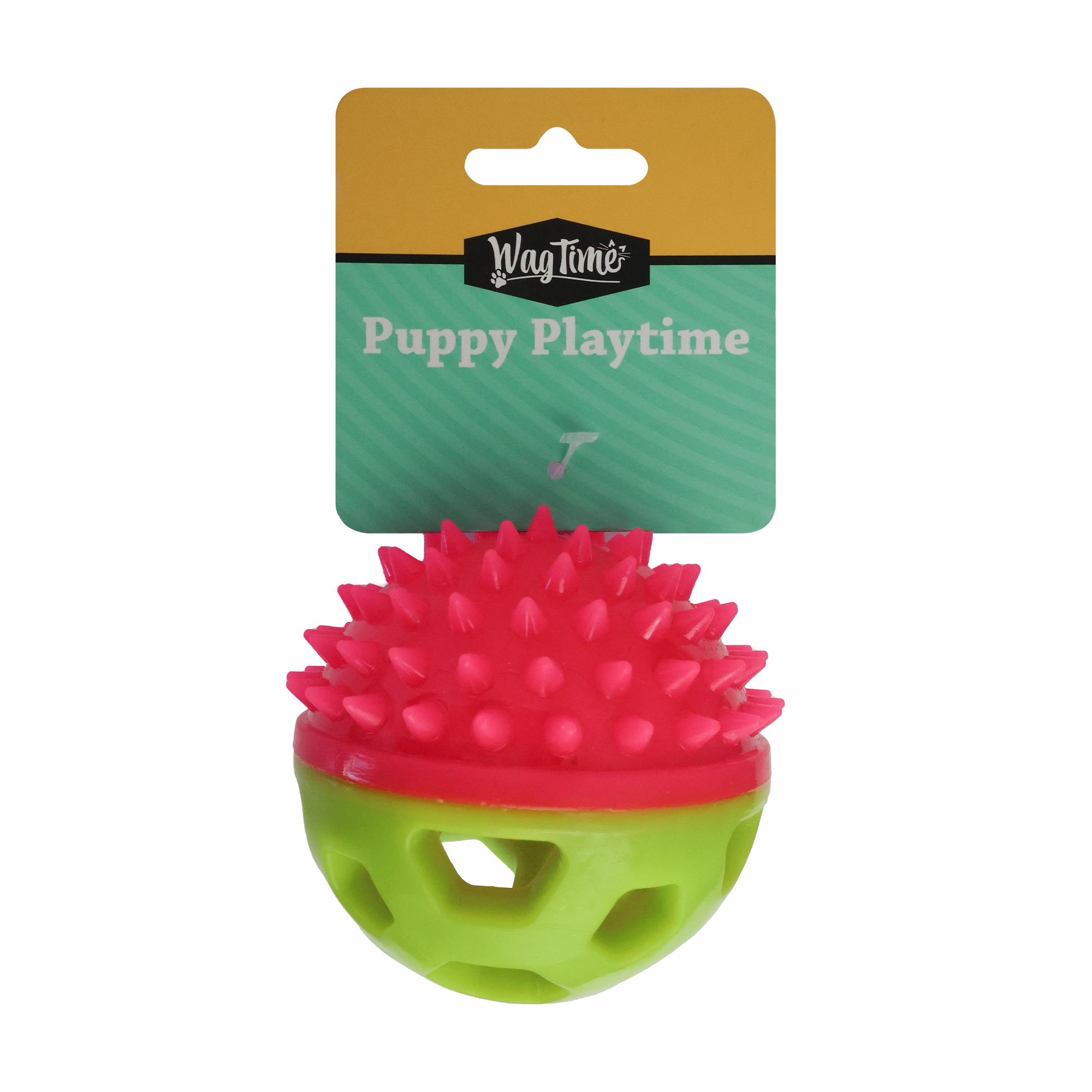 WagTime - Puppy Spikey Play Ball (8.5cm)