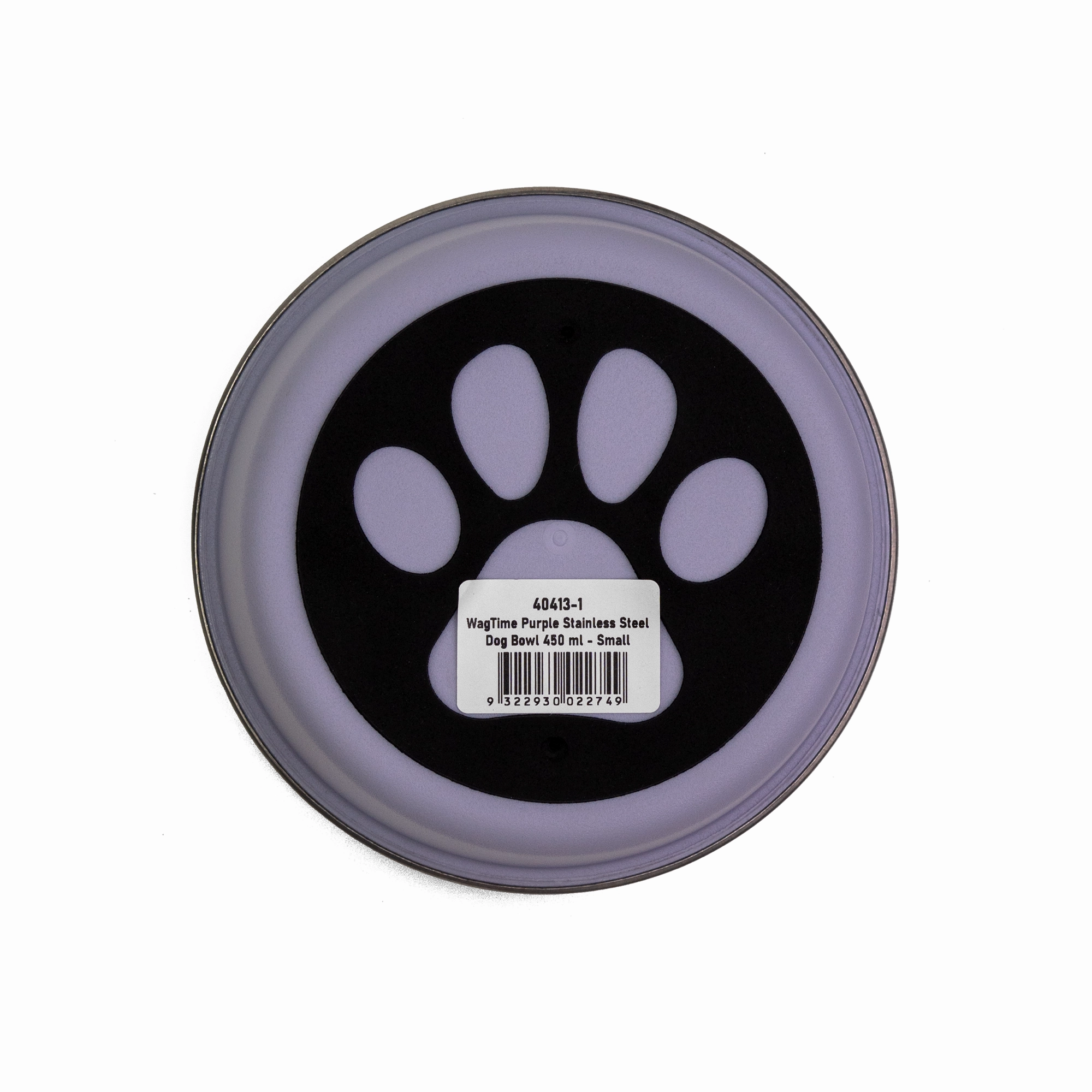 WagTime - Purple Stainless Steel Dog Bowl (Small)