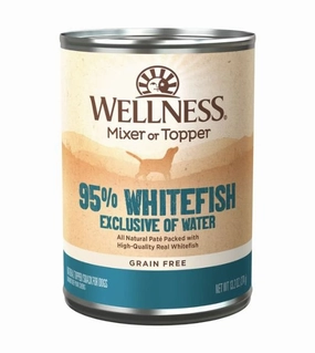 Wellness 95% Grain Free Whitefish Mixer & Topper Wet Dog Food dog multipurpose item,all-in-one pet tool