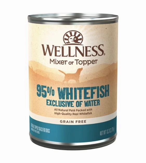 Wellness 95% Grain Free Whitefish Mixer & Topper Wet Dog Food dog gifts,pet keepsakes
