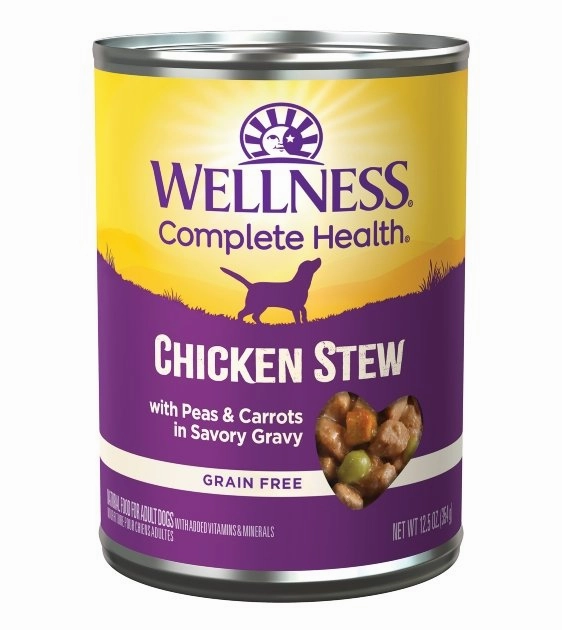 Wellness Complete Health Grain-Free Chicken Stew with Peas & Carrots in Savory Gravy Wet Dog Food dog gifts,pet keepsakes