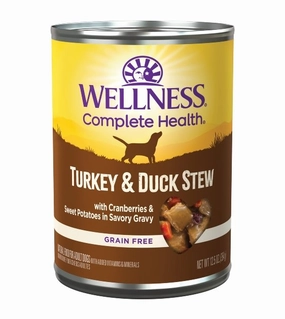 Wellness Complete Health Grain-Free Turkey & Duck Stew with Cranberries & Sweet Potatoes in Savory Gravy Wet Dog Food dog gifts,pet keepsakes