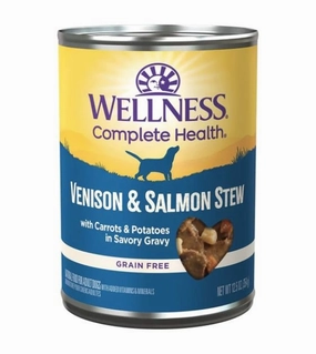 Wellness Complete Health Grain-Free Venison & Salmon Stew Wet Dog Food dog gifts,pet keepsakes