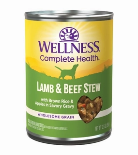 Wellness Complete Health Lamb & Beef Stew with Brown Rice & Apples in Savory Gravy Wet Dog Food dog gifts,pet keepsakes