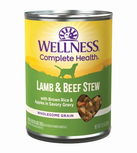 Wellness Complete Health Lamb & Beef Stew with Brown Rice & Apples in Savory Gravy Wet Dog Food dog gifts,pet keepsakes