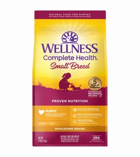 Wellness Complete Health Small Breed Puppy (Deboned Turkey, Oatmeal & Salmon Meal) Dog Food small breed food,tiny dog food