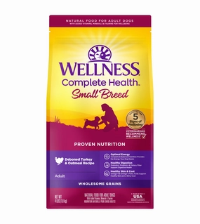 Wellness Complete Health Small Breed Wholesome Grains Adult Dry Dog Food (Deboned Turkey & Oatmeal Recipe) small breed food,tiny dog food
