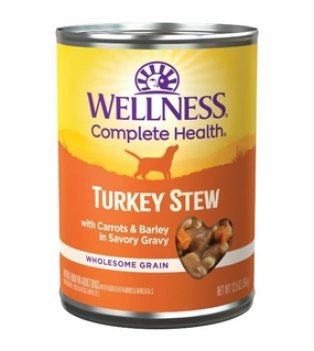 Wellness Complete Health Turkey Stew with Carrots & Barley in Savory Gravy Wet Dog Food dog gifts,pet keepsakes
