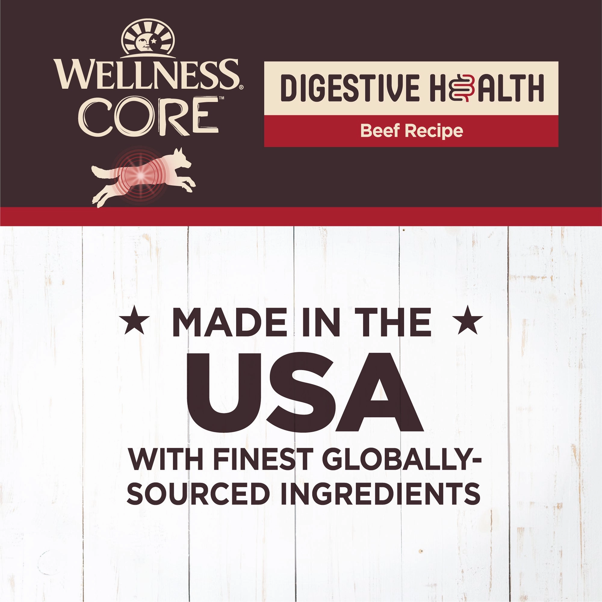 Wellness Core Digestive Health Grain Free Wet Dog Food (Beef Recipe)