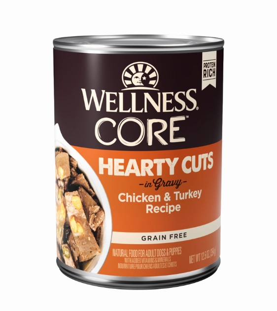 Wellness CORE Hearty Cuts in Gravy Grain Free Wet Dog Food (Chicken & Turkey Recipe) dog gifts,pet keepsakes