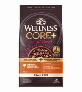 Wellness CORE  Small Breed Grain Free Original Adult Dry Dog Food (Deboned Turkey, Turkey Meal & Chicken Meal Recipe) small breed food,tiny dog food