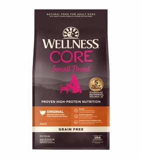 Wellness CORE Small Breed Grain Free Original Dry Dog Food (Deboned Turkey, Turkey Meal & Chicken Meal Recipe) small breed food,tiny dog food