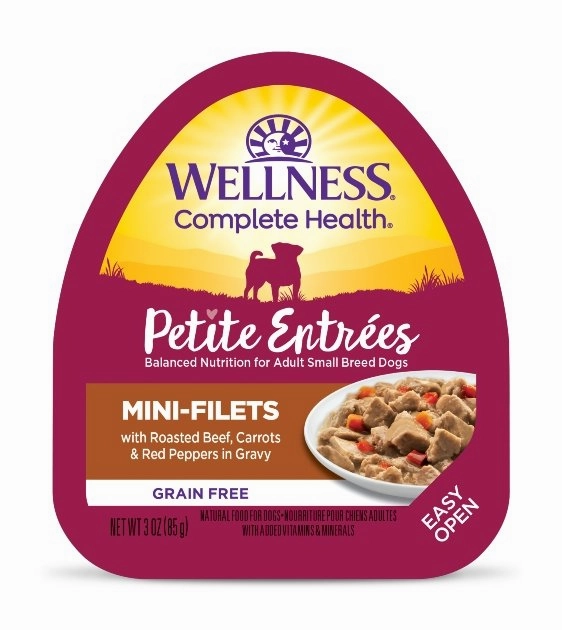 Wellness Petite Entrees Mini-Filets (Roasted Beef, Carrots & Red Peppers) Wet Dog Food