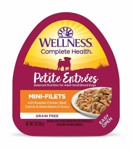 Wellness Petite Entrees Mini-Filets (Roasted Chicken, Beef, Carrots & Green Beans) Wet Dog Food dog gifts,pet keepsakes