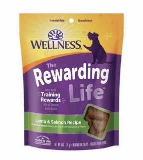 Wellness Rewarding Life Lamb & Salmon Recipe Dog Training Treats dog shampoo,bathing supplies