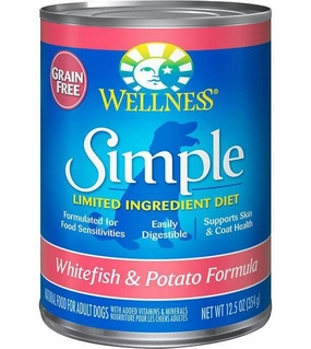 Wellness Simple Whitefish & Potato Wet Dog Food dog gifts,pet keepsakes